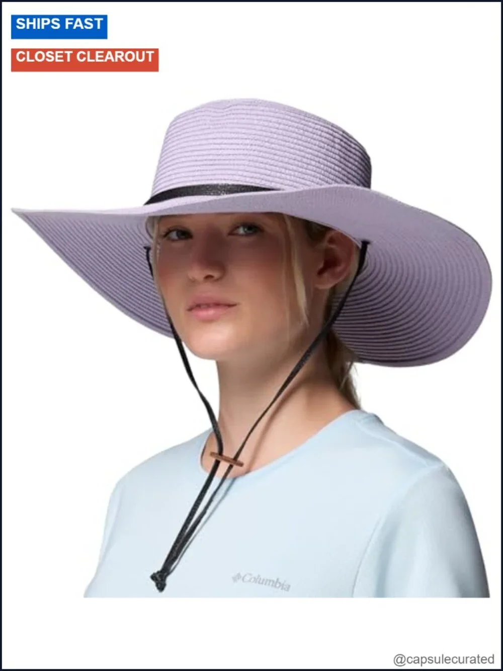 Columbia Global Adventure Packable Sun Hat with Adjustable Chin Strap